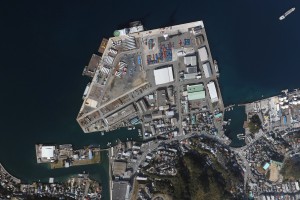 小ヶ倉柳地区の航空写真②